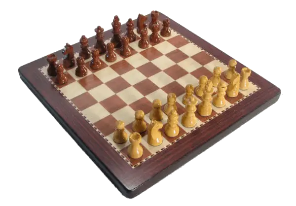 12" Magnetic Chess Set in Rosewood 