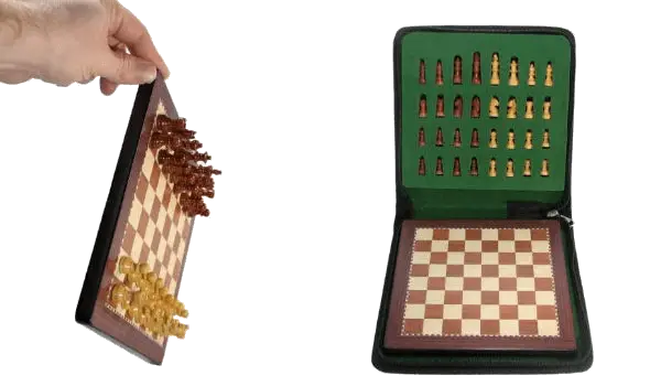 12" Magnetic Chess Set in Rosewood 