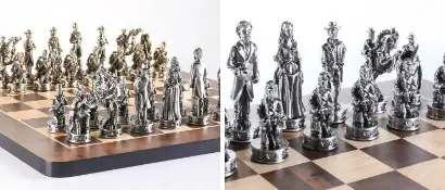 The 16" Civil War Theme Chess Set