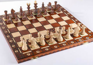 The Brown Senator Chess Set