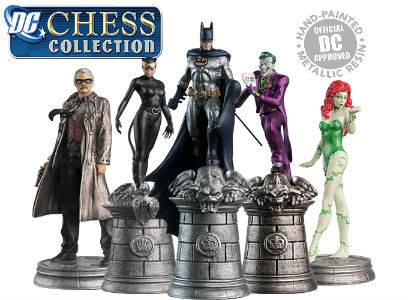 The 32 Piece Batman Chess Set 