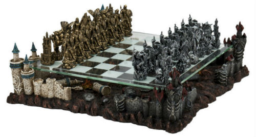 3D Fantasy chess set 