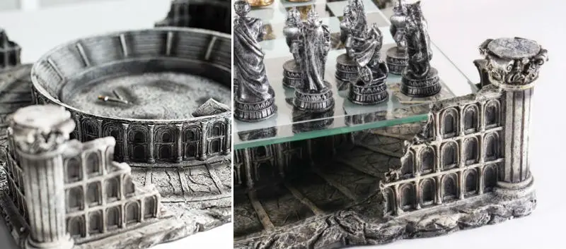 The Roman Gladiators 3D Chess Set 