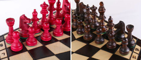 Wooden 3 Player Chess Set