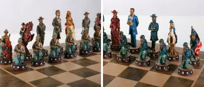 The Civil War Chess Set
