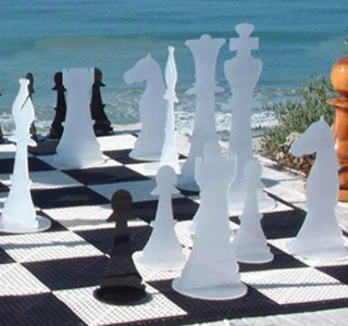 Acrylic Giant Chess Pieces