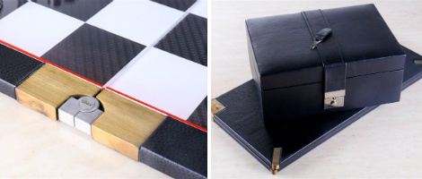 The Australia Diaxi Modern Chess Set with Box