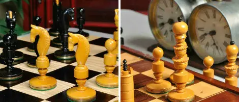 The Biedermeier Series Luxury Chess Pieces