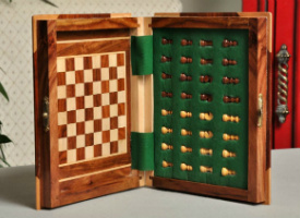 Book Travel Chess Set