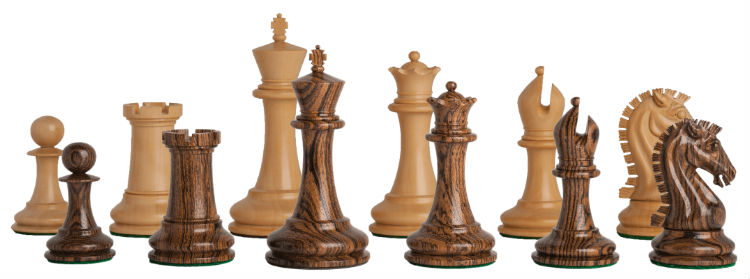 The Camaratta Signature Series Cooke Luxury Chess Set Pieces