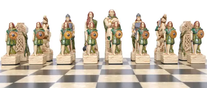 Celtic Vs. Vikings Chess Pieces - Celtic Pieces