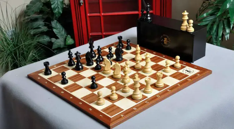 The Championship Series Chess Set, Box, & Board Combination