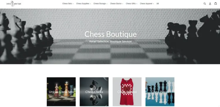 The Chess Boutique Website - chess.boutique