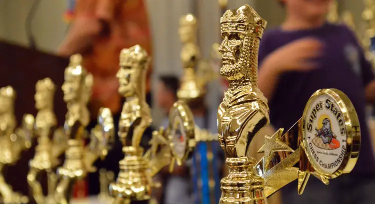 Golden Chess Trophies