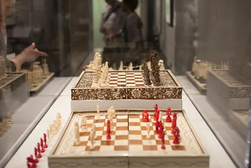 An Exhibition at The World Chess Hall of Fame in St. Louis, Missouri, USA.