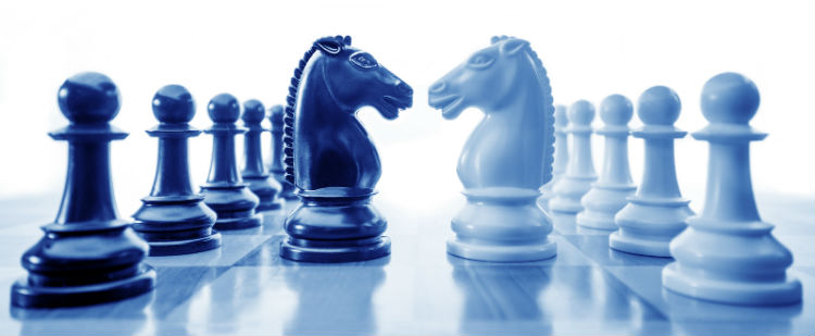 Chess Pawns & Knights