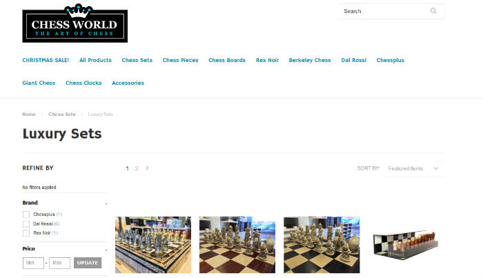 Chess World Website
