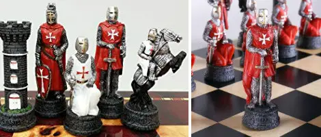 Medieval Crusades Chess Set