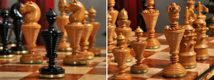 The Anglo-Dutch Reproduction Luxury Wood Chess Pieces 