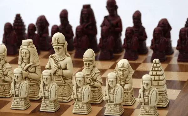 Egyptian Chess Pieces by Berkeley