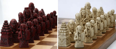 Egyptian Chess Pieces by Berkeley