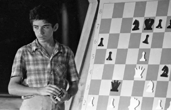 Young Garry Kasparov 1976/7