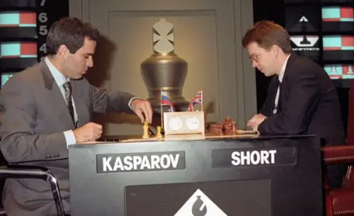 Kasparov Vs. Short in the PCA Competition, 1993.