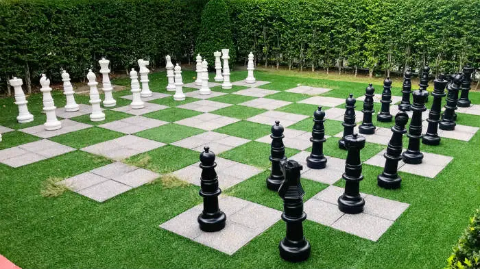 Plastic Yard Chess Set