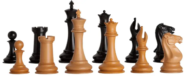  The Golden Collector Series Luxury Wood Chess Pieces