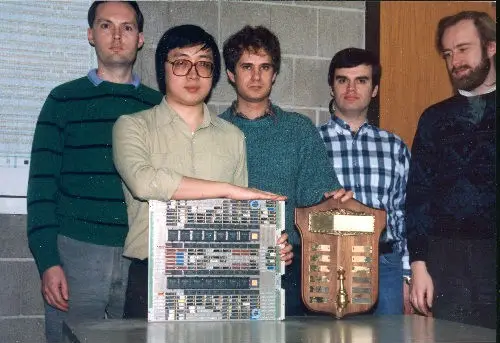 The IBM team which designed "Deep Thought"