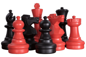 MegaChess Plastic Red Giant Chess Sets