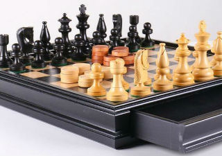 Russian Style Chess & Checkers Set