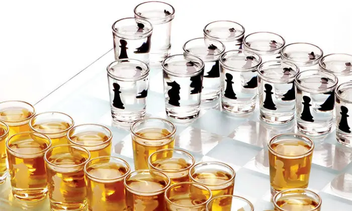 Shot Glass Drinking Chess Set