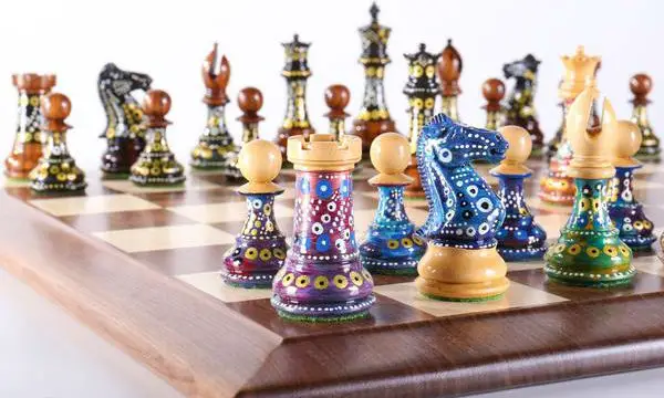 The Sydney Gruber's Painted Chess Collection