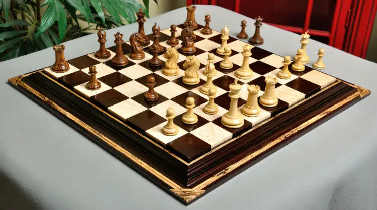 The Camaratta Signature Series Cooke Luxury Chess Set & Board Combination