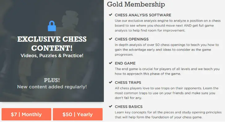 Beneficios de la membresía del sitio web de ajedrez