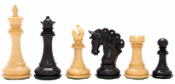 The Pegasus Series Artisan Staunton Chess Set in Ebony / Box wood - 4.5" King