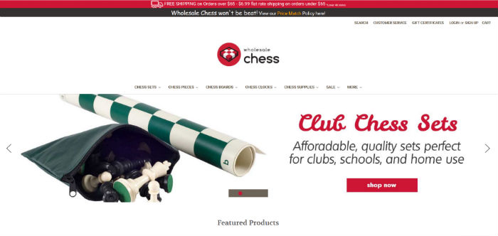 Wholesale Chess Website