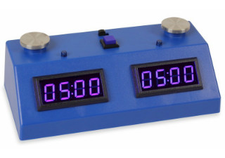 ZMF-II Chess Clock - Dark Blue with Blue LED