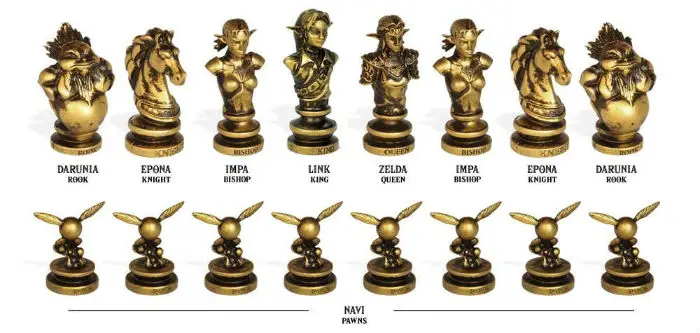 The Legend of Zelda Chess Pieces
